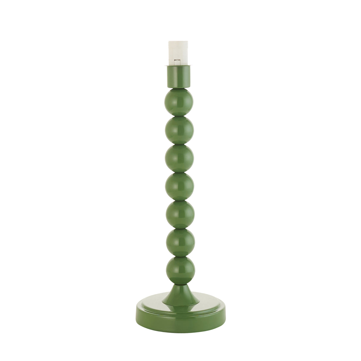 Higgledy Table Lamp Base - Gloss Cotswold green