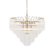 Toulouse 12lt Pendant Light - Clear cylindrical glass - Comet Lighting