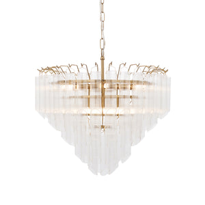 Toulouse 12lt Pendant Light - Clear cylindrical glass - Comet Lighting