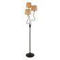 Wriggle 3lt Floor Lamp - Matte Black - Comet Lighting