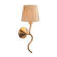 Wriggle Wall Light - Brushed aged brass - Comet Lighting