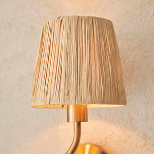 Wriggle Wall Light - Brushed aged brass - Comet Lighting