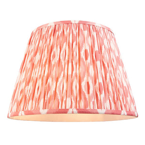 Eltham & Ikat 40cm Coral pink shade - Comet Lighting