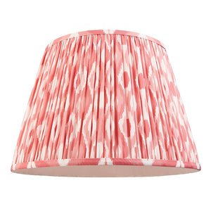 Eltham & Ikat 40cm Coral pink shade - Comet Lighting