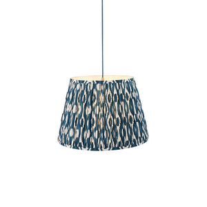 Eltham & Ikat 40cm Marlin blue shade - Comet Lighting