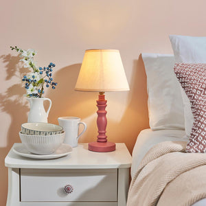 Bibury & Ivy 20cm Vintage white shade - Comet Lighting