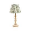 Natural Ash Bibury & Leaf 20cm Herb garden green shade - Comet Lighting