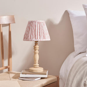 Natural Ash Bibury & Leaf 20cm Peachy keen shade - Comet Lighting