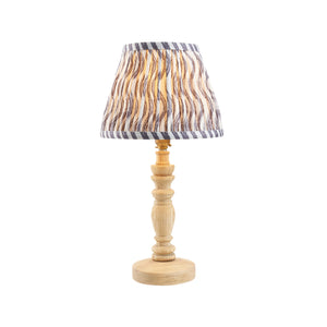 Natural Ash Bibury & Ripple 20cm Pearl grey shade - Comet Lighting