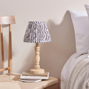 Natural Ash Bibury & Ripple 20cm Pearl grey shade - Comet Lighting