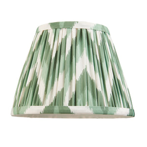 Natural Ash Bibury & Zigzag 20cm Cotswold green shade - Comet Lighting