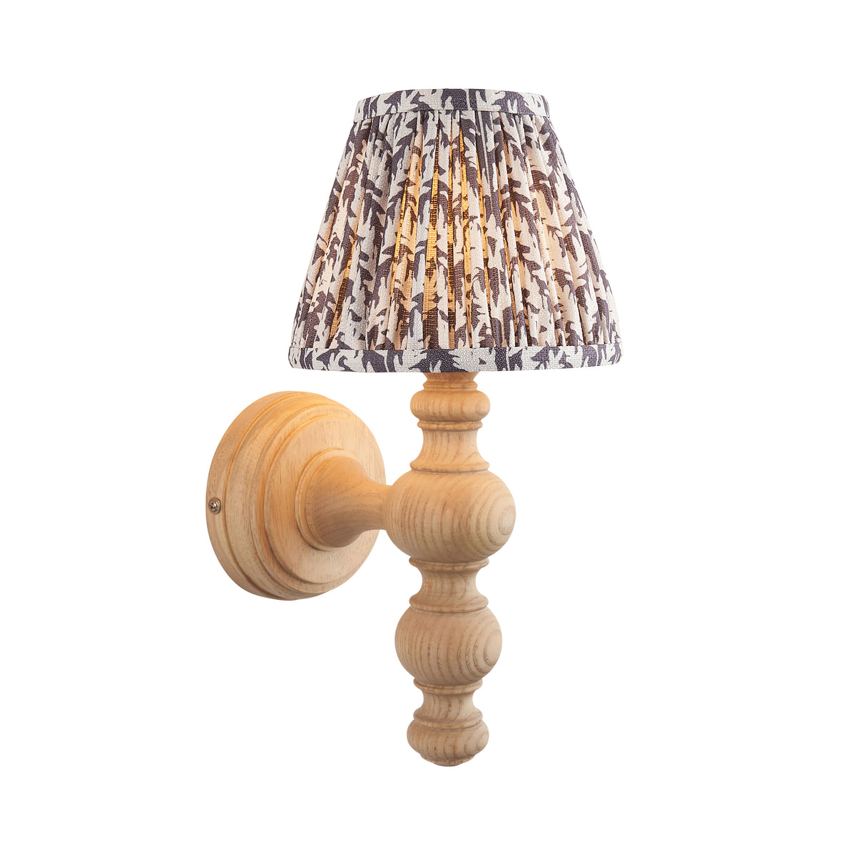 Bibury & Leaf 16cm Pearl grey shade - Comet Lighting