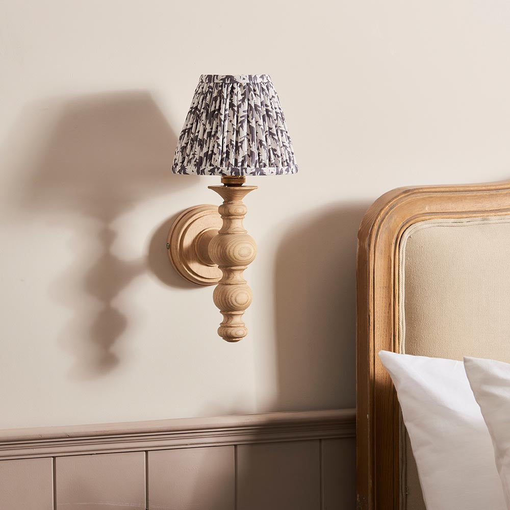 Bibury & Leaf 16cm Pearl grey shade - Comet Lighting