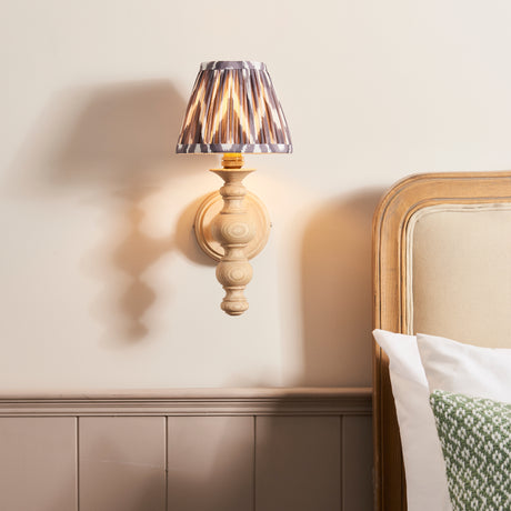 Bibury & Zigzag 16cm Pearl grey shade - Comet Lighting