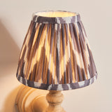 Bibury & Zigzag 16cm Pearl grey shade - Comet Lighting