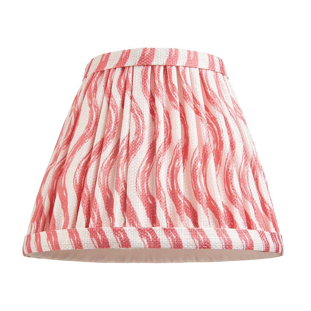 Bibury & Ripple 16cm Coral pink shade - Comet Lighting