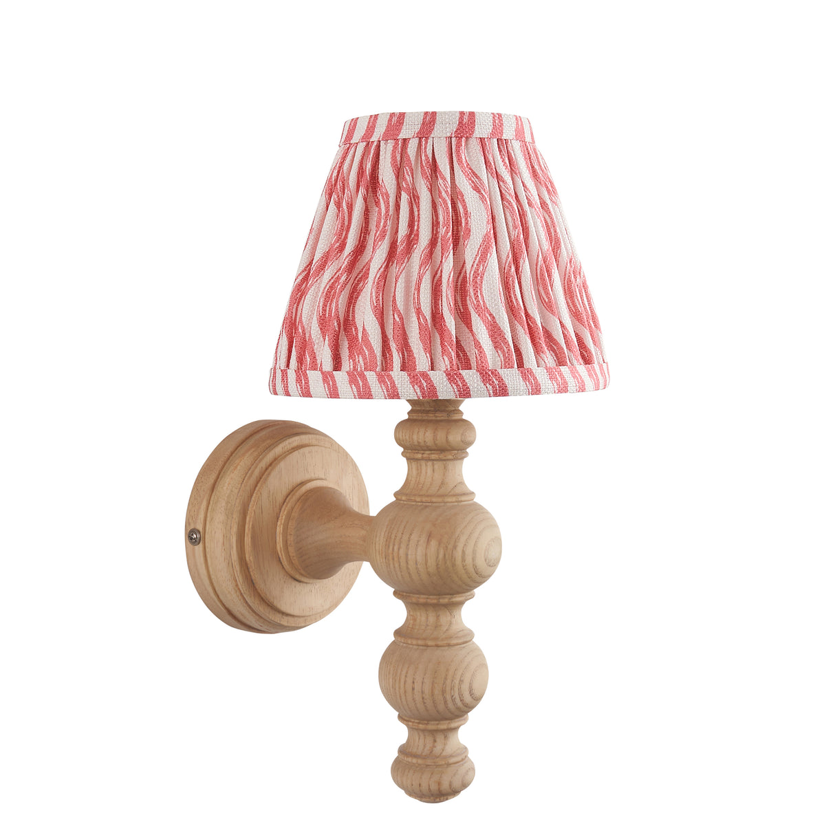 Bibury & Ripple 16cm Coral pink shade - Comet Lighting