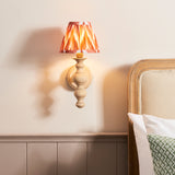 Bibury & Zigzag 16cm Apricot orange shade - Comet Lighting