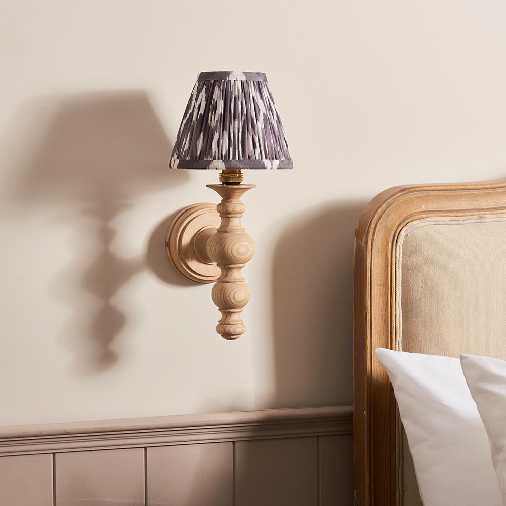 Bibury & Ikat 16cm Pearl grey shade - Comet Lighting