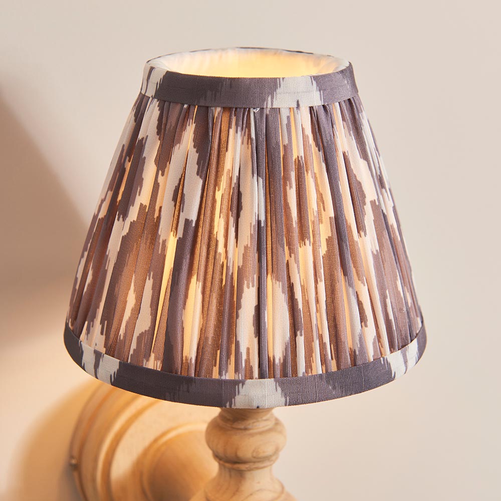 Bibury & Ikat 16cm Pearl grey shade - Comet Lighting