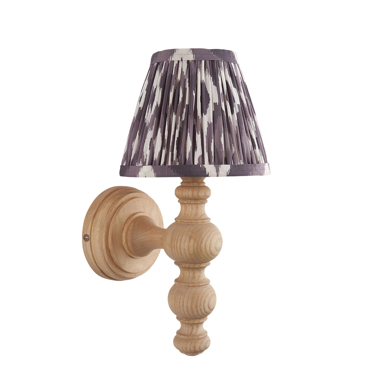 Bibury & Ikat 16cm Pearl grey shade - Comet Lighting