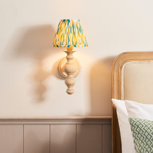 Bibury & Ikat 16cm Yellow & jade shade - Comet Lighting