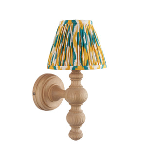Bibury & Ikat 16cm Yellow & jade shade - Comet Lighting