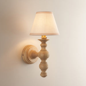 Bibury & Ivy 16cm Vintage white shade - Comet Lighting