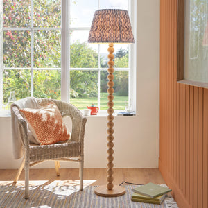 Cane & Ripple 40cm Pearl grey shade - Comet Lighting