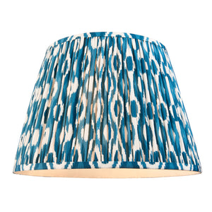 Cane & Ikat 40cm Marlin blue shade - Comet Lighting