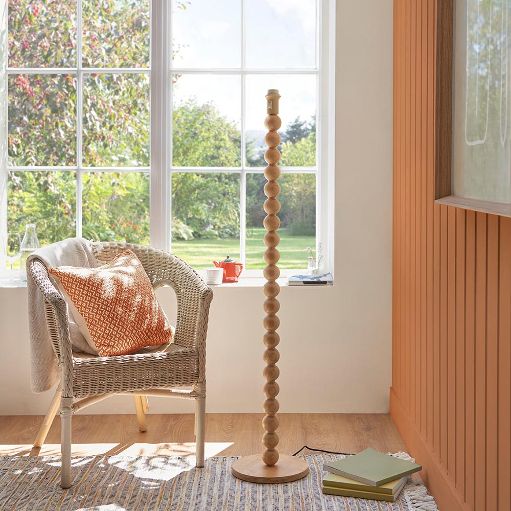 Cane & Ivy 40cm Vintage white shade - Comet Lighting