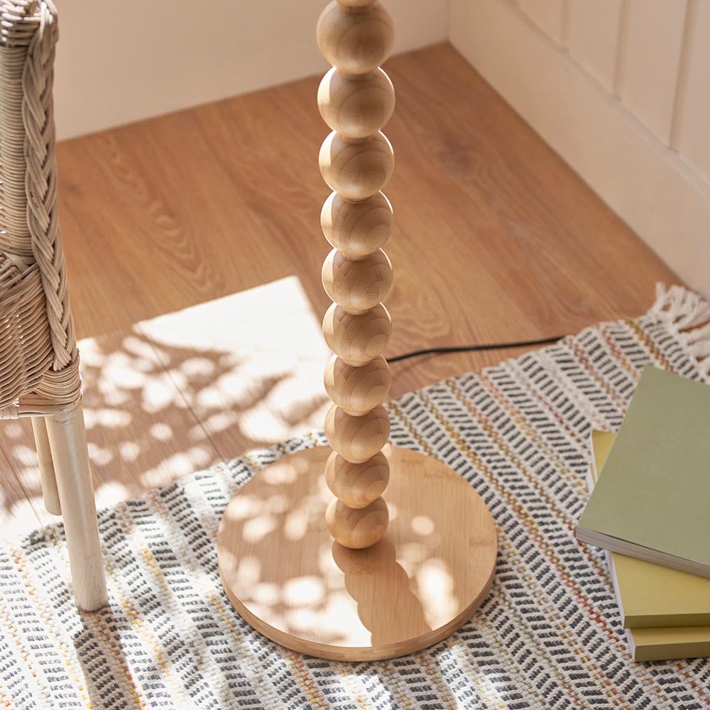 Cane & Ivy 40cm Vintage white shade - Comet Lighting
