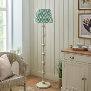 Carnaby & Zigzag 40cm Cotswold green shade - Comet Lighting