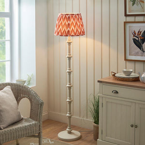 Carnaby & Zigzag 40cm Apricot orange shade - Comet Lighting