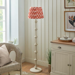 Carnaby & Zigzag 40cm Apricot orange shade - Comet Lighting