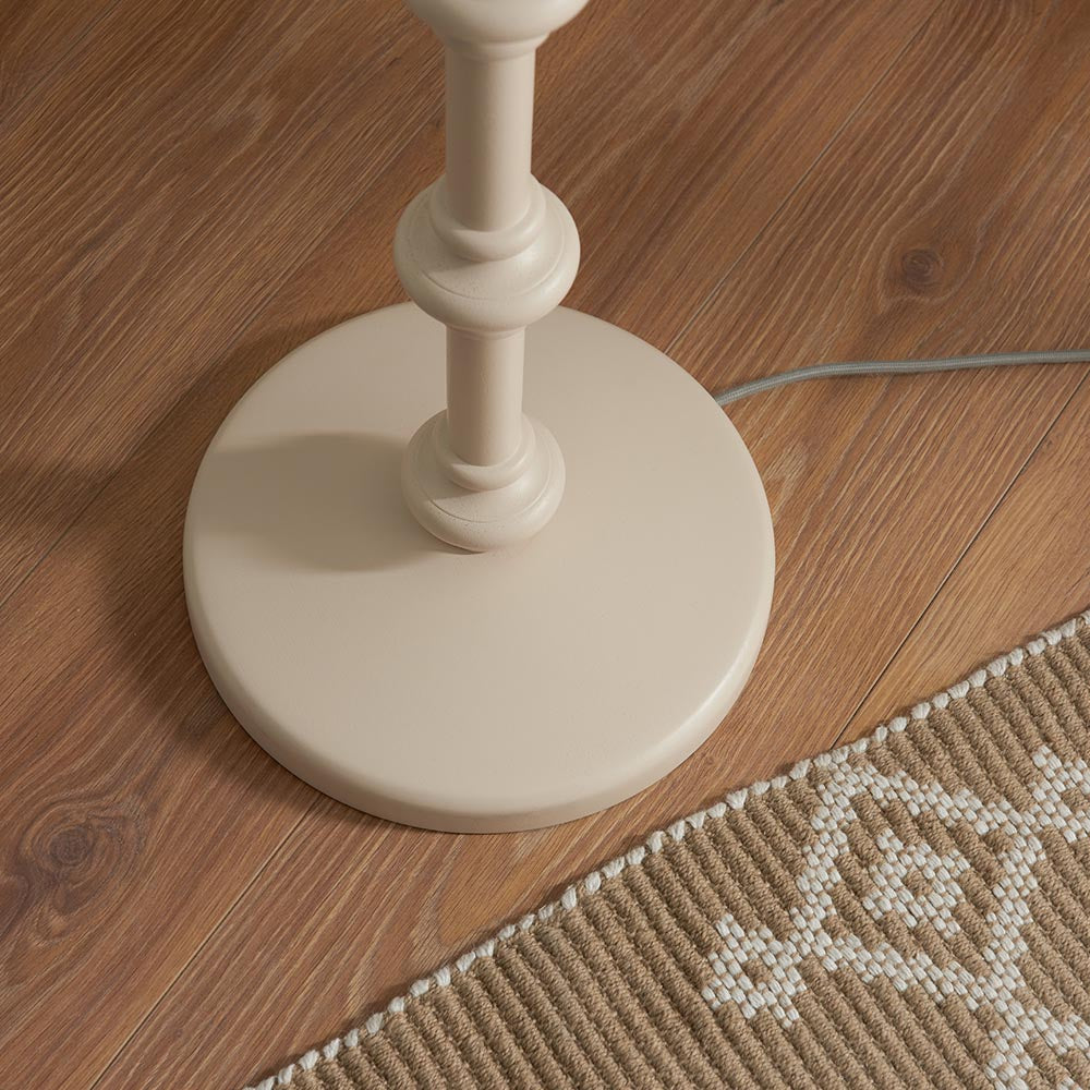 Carnaby & Ivy 40cm Vintage white shade - Comet Lighting