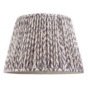 Wooden Carnaby & Leaf 40cm Pearl grey shade - Comet Lighting