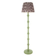 Wooden Carnaby & Zigzag 40cm Pearl grey shade - Comet Lighting
