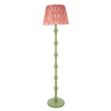 Wooden Carnaby & Ikat 40cm Coral pink shade