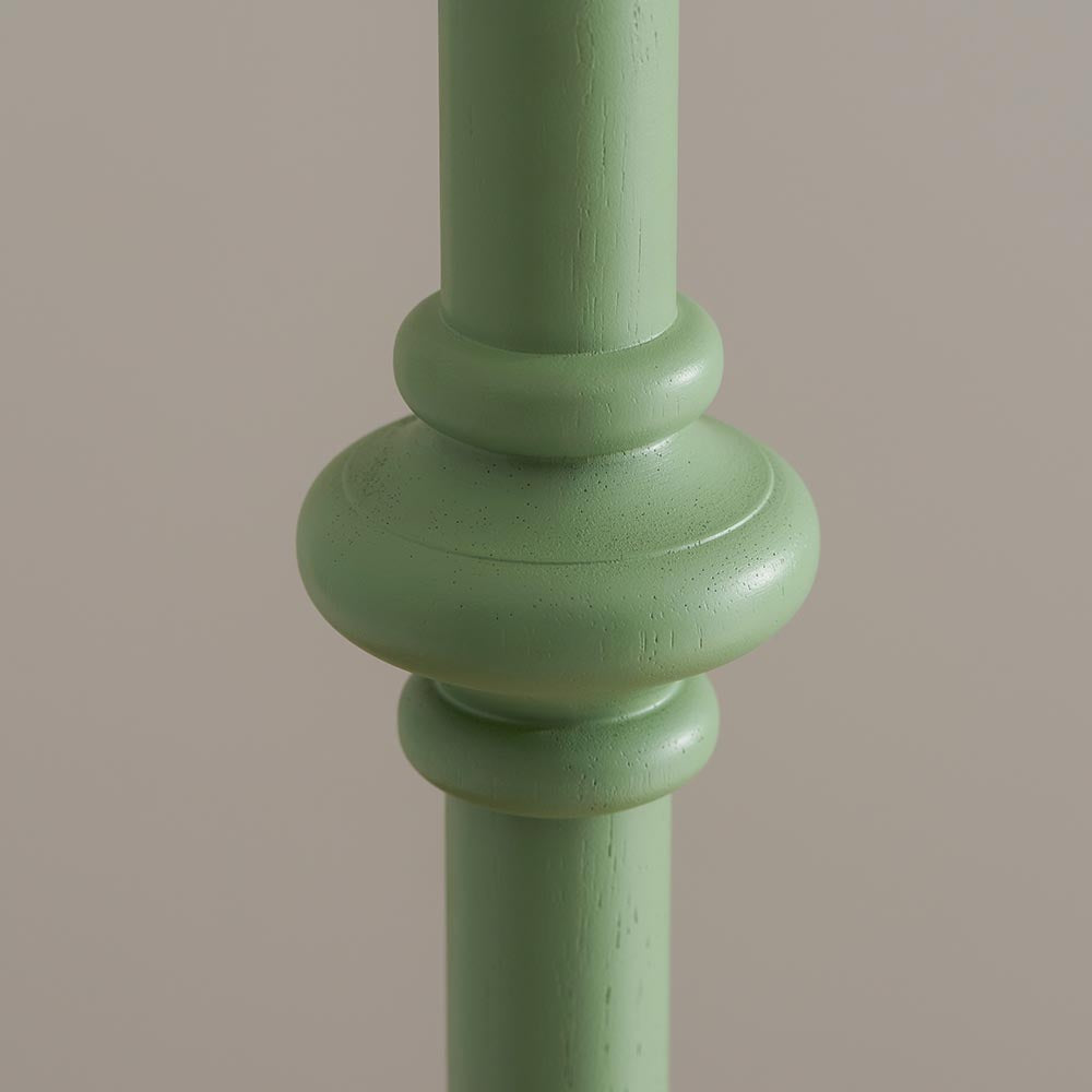 Wooden Carnaby & Zigzag 40cm Cotswold green shade