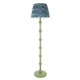 Wooden Carnaby & Ikat 40cm Marlin blue shade