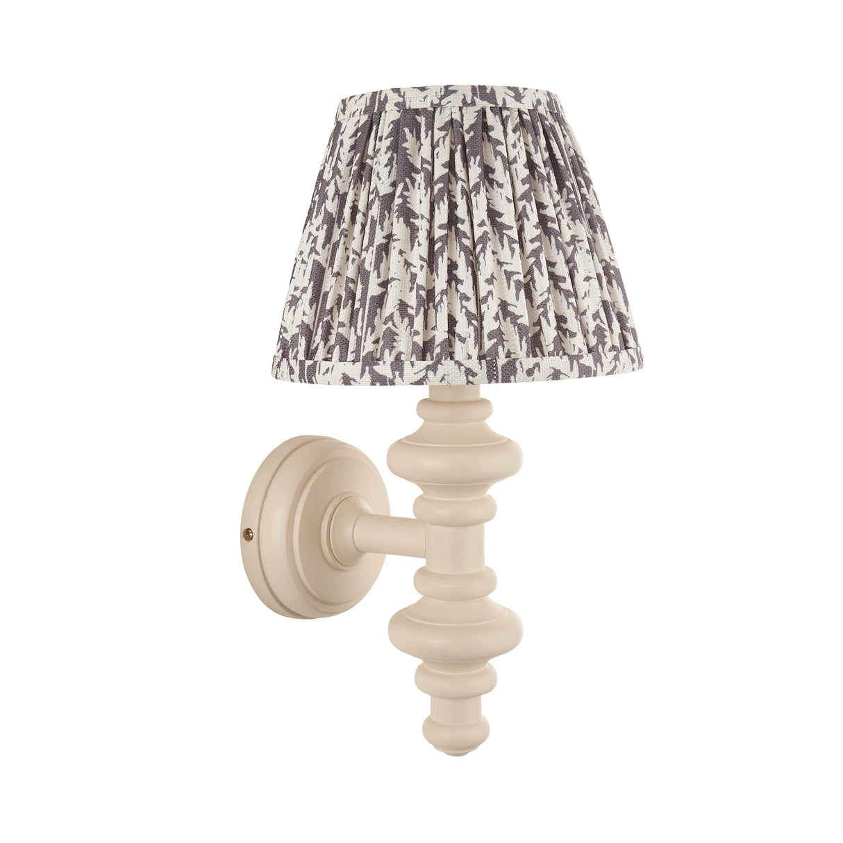 Carnaby & Leaf 20cm Pearl grey shade - Comet Lighting