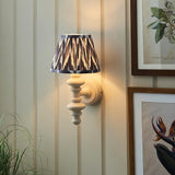 Carnaby & Zigzag 20cm Pearl grey shade - Comet Lighting