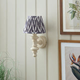 Carnaby & Zigzag 20cm Pearl grey shade - Comet Lighting