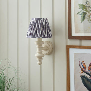 Carnaby & Zigzag 20cm Pearl grey shade - Comet Lighting