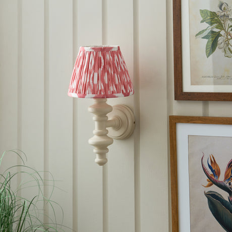 Carnaby & Ikat 20cm Coral pink shade - Comet Lighting