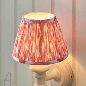 Carnaby & Ikat 20cm Coral pink shade - Comet Lighting