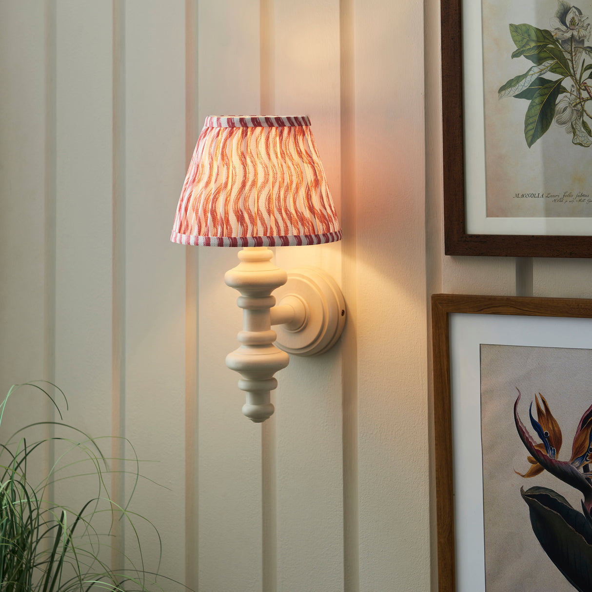 Carnaby & Ripple 20cm Coral pink shade - Comet Lighting