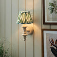 Carnaby & Zigzag 20cm Cotswold green shade - Comet Lighting