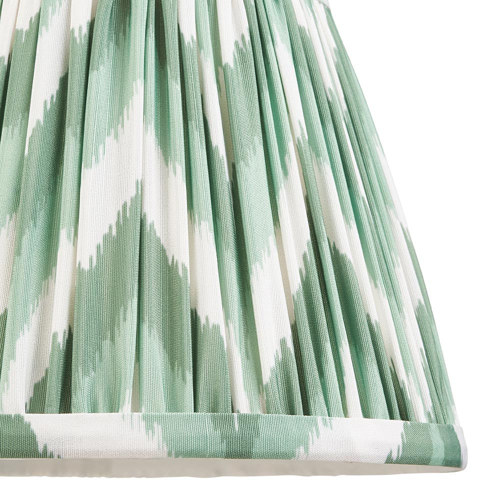 Carnaby & Zigzag 20cm Cotswold green shade - Comet Lighting